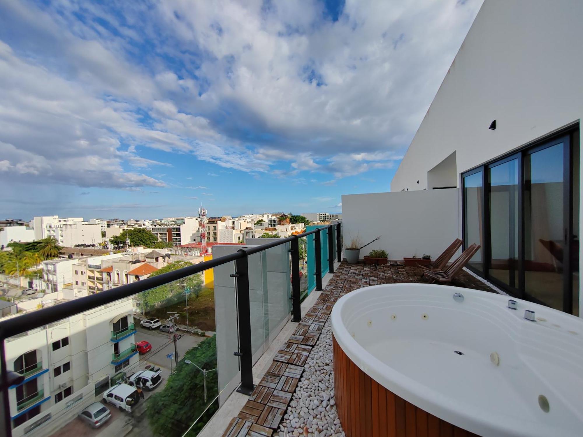New & Equipped Steps From The With Pool Jacuzzi By Yeah * Playa del Carmen